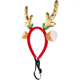 Dog Apparel Xmas Antlers Headwear Christmas Pet Headband Hair Accessories Party Headbands