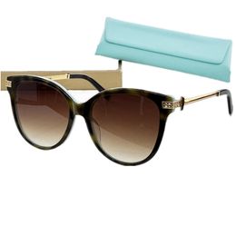New desig Exqusite1F439cateye Butterfly Gradient sunglasses UV400rhinestone women polarized glasses55-17-145 Turquoise goggles fullset case