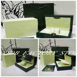 2019 new Green Brand Watch Original Box Papers Card Purse Christmas Gift Boxes Handbag 0 7KG For top Watches box269Y