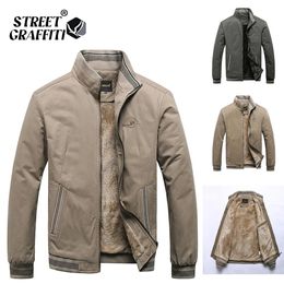 Jackets 2023 Autumn Men Jackets 100% Cotton Chaqueta Casual Solid Fashion Vintage Warm Vestes Coats High Quality M5xl Winter Jacket Men