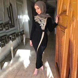 Ethnic Clothing No Hijab Abaya Dubai Turkey Muslim Fashion Dress Islam Beading Dresses Abayas For Women Musulman De Mode 2024 Eid