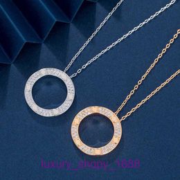 Car tires's necklace heart necklaces jewelry pendants Gold Pancake Necklace Creative Small and Minimalist Light Luxury Full Sky With Original Box