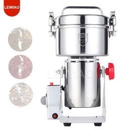 Corn Wheat Grinder Big Hopper Commercial Stainless Steel Chinese Medicine Grinding Machine