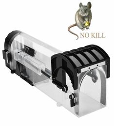 Reusable Smart Mouse Trap Humane Clear Plastic Smart No Kill Rodents Catcher Mice Rat Live Trap Indoor Outdoor Pest Control3130954