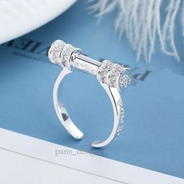 Sterling Silver Ring Ring Human Bird Inlaid Diamond Ring Ring for Woman Designer Jewelry Designer Ring High End Rings 605 603