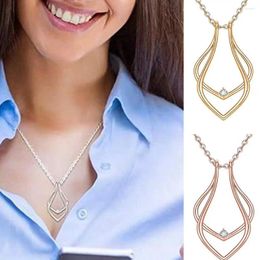 Pendant Necklaces Necklace Bridal Shower Gift Adjustable Length Ring Holder For Women Wedding Wife