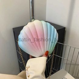 Shoulder Bags Fashion Shell Design Crossbody Bag Summer Beach Chain Small Clutch for Women Fashionable Decorationcatlin_fashion_bags