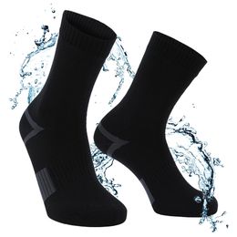 Men's Waterproof Hiking Socks Breathable Moisture Wicking Outdoor Athletic Hiking Wading Trail Running Skiing Warm Winter Socks 240104