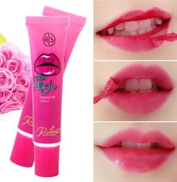 6 Colors Tint Tear Pull Lipgloss Moisturizer Lip Gloss Waterproof Makeup Lip Stick Long Lasting Liquid Lipstick6910113