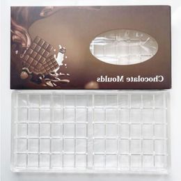 Baking Moulds Bar lattice Chocolate Mould transparent lattices hard plastic mould Mushroom Bars Moulds food grade wholesale Ecjft