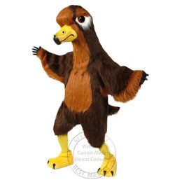 Halloween Adult size Brown Eagle mascot Costume for Party Cartoon Character Mascot Sale free shipping support customization