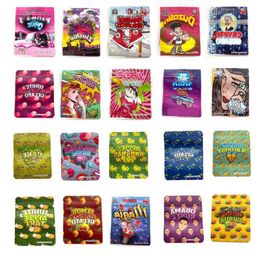 Packaging bag Plastic Bags Mylar packing resealable Zipper Packs stand up pouch sour lemon cherry gelato white apple tart blueberry who Xdkp