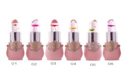 Crystal Jelly Lip Balm Lipstick Flower Temperature Colour Changing Lip Gloss Transparent Long Lasting Moisturiser Makeup3653468