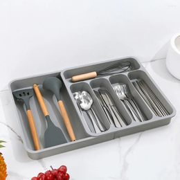 Kitchen Storage Silverware Organizer Drawer Utensil Holder Compartment Cutlery