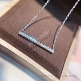 designer Jewellery necklace luxury necklace pendant Necklace designer Jewellery woman ice block shaped 18K rose gold silverchains for men fashion jewelrys designers