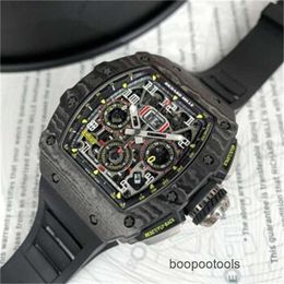 Richardmill Mens Swiss Luxury Watches Mechanical Wristwatches RichardMill RM1103 Black Knight NTPT Mens Fashion Leisure Business Sports Chronicle Chrono