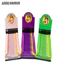 LADY HORNET 78MM roll paper display box packaging 25 volumes in a box Rolling Papre three Colours Smoking Accessories8329094