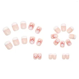 False Nails Gentle Style Nude Short Fake Long Lasting Safe Material Waterproof For Women And Girl Nail Salon