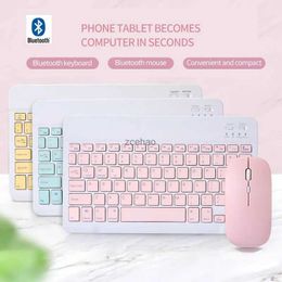 Keyboards Bluetooth Slim Thin Optical Wireless BT PC iPad Laptop Office Teclado Home Business Computer Keyboard And Mouse ComboL240105