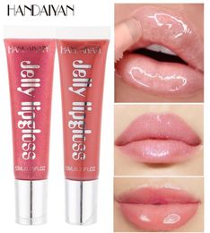 HANDAIYAN 12 Colors Candy Jelly Lip Gloss Mirror Moisturizing Liquid Lipstick Long Lasting Makeup Lipgloss Plumping6246040