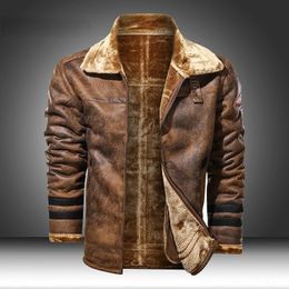Высококачественные кожаные куртки, деловая тонкая куртка-бомбер из натуральной кожи, мужская куртка из натуральной кожи, черные пальто пилота 240108