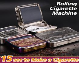 Metal Rolling Machine Case Hand Roller Cigarette Maker Automatic Roll Box Smoking Portable Roll Cigarette Paper Manual Tobacco Rol1846031