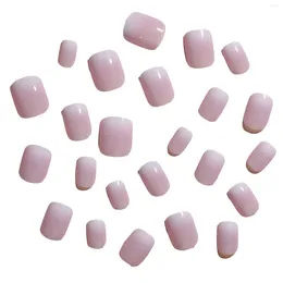 False Nails Purple Gradient Square Press-on Charming Comfortable Wearing For Fingernail DIY At Home