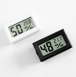 Mini Digital LCD Environment Thermometer Hygrometer Humidity Temperature Meter Refrigerator Temp Tester Precise Sensor LJJP119681566