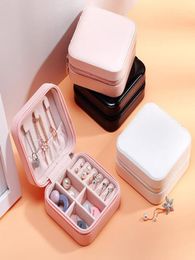 Storage Box Travel Jewellery Boxes Organiser PU Leather Display Storage Case Necklace Earrings Rings Jewellery Holder Gift Case Boxes 4182703