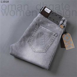 Men's Jeans Designer luxury designer jeans mens pants linen Hip Hop Men Distressed Ripped Biker Slim Fit Motorcycle Denim For M-3XL FD5 XVQ4Designer men's U1U1 7NPR