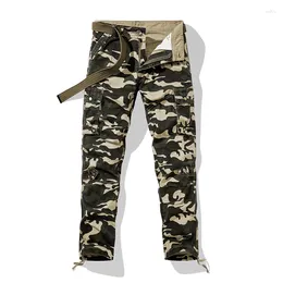 Men's Pants Men Spring Summer And Autumn Mid-Waist Camouflage Tactical Trousers Multi-Pocket Work Casual Mens Wear Hunting Pant