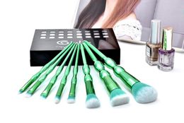 Makeup Brushes Green Gourd 8pcs Makeup Brushes Set Foundation Powder Eyeshadow Kits Contour Brush Makeup Brush Set4996808