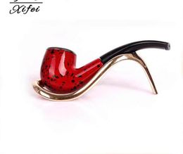 New type of pipe resin imitation wood solid light dual purpose portable portable tobacco pot smoking fittings4184788