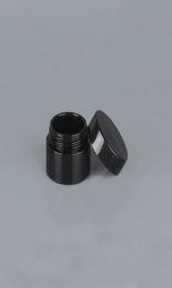 Black Empty 5 Gramme 5ML Plastic Pot Jars Cosmetic Sample Empty Container Screw Cap Lid for Make Up Eye Shadow Nails Powder RRD30534051276