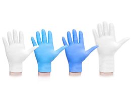 Disposable Latex Gloves Nitrile Latex Gloves Left Right Hand Universal Gloves 9 Inch Powder Acidproof Glove6428956