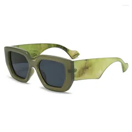Sunglasses Vintage Square Women Men Colourful Wide Glasses Legs Sun Fashion Big Frame Shades UV400 Goggles
