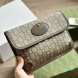 Designer women's handbag Head Bag Women's Coated Combination Leather Waist Washing Water Standard Room Cover Small Square Chest