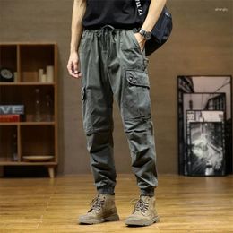Men's Pants Men Cotton Cargo 2024 Mens Hip Hop Streetwear Jogger Pant Male Harem Trousers Multi-Pocket Casual Tactical Sweatpants