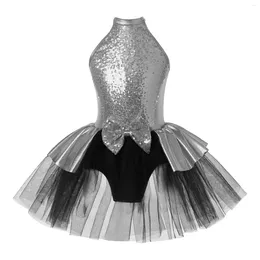 Girl Dresses Girls Ballet Leotard Dress Kids Child Dancewear Ballerina Fairy Party Costumes For Modern Jazz Latin Dancing Stage Performance