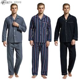 Men's Sleepwear Tony Candice Winter Pyjamas Men Sleepwear Flannel Warm Pyjama Set Male Nightgown Long Sleeve 100% Cotton Casual Pyjamas Home Q240109