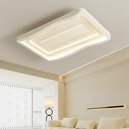 Ceiling Lights Nordic Minimalism LED Lamp Modern Bladeless Fans With Remote Control Living Room Bedroom Indoor Fixtures