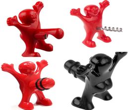 50pcs Funny Happy Guy Beer Bottle Opener Red Wine Openers Stopper Crockscrew Stoppers Creative Bar Tool Kitchen Tools6478447