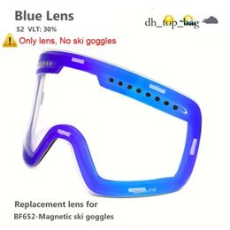 Skibrille mit magnetischer doppelschichtiger polarisierter Linse Ing Antifog Uv400 Snowboard Herren Damen Brillenetui 221109 7741