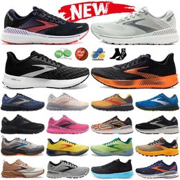 2024 designer Brooks Launch 9 scarpe da corsa uomo per donna Ghost Hyperion Tempo Triple nero bianco grigio giallo arancione scarpe da ginnastica glicerina Cascadia 22 20 16 scarpe da ginnastica