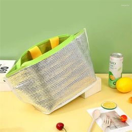 Dinnerware Bento Bag Pu Waterproof Thickening Insulation Package Student Office Workers Bring Rice Bags Lunch