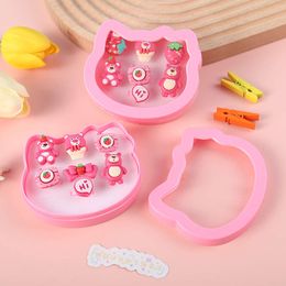 Children Jewellery Set Cartoon Toy Cute Princess Girl Gift Resin Ring