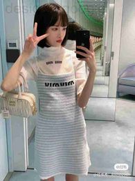Women's Tanks & Camis designer M23 Spring/Summer New Spicy Girl Fashion Letter Print Slim Towel Loop Hanging Dress Vest designer skirt 41S6