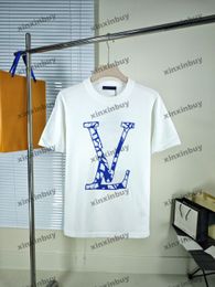 xinxinbuy 2024 Men designer Tee t shirt Ski embroidery Basketball knitted 1854 women black white red blue S-2XL