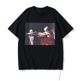 Shirts 2023 Haruku T Shirt Men Religion Style Tops Tees Short Sleeve 100% Cotton Oversized Tshirt Mens Summer Hip Hop Tshirts Women