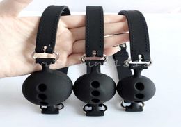 Full Silicone Open Mouth Gag Oral Fixation mouth stuffed Bondage Restraints Adult Games For Couples Flirting Sex Toys8050210
